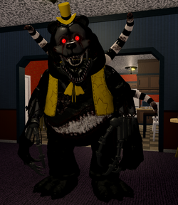 NIGHTMARE FREDBEAR by Captain-Grizzly.deviantart.com on