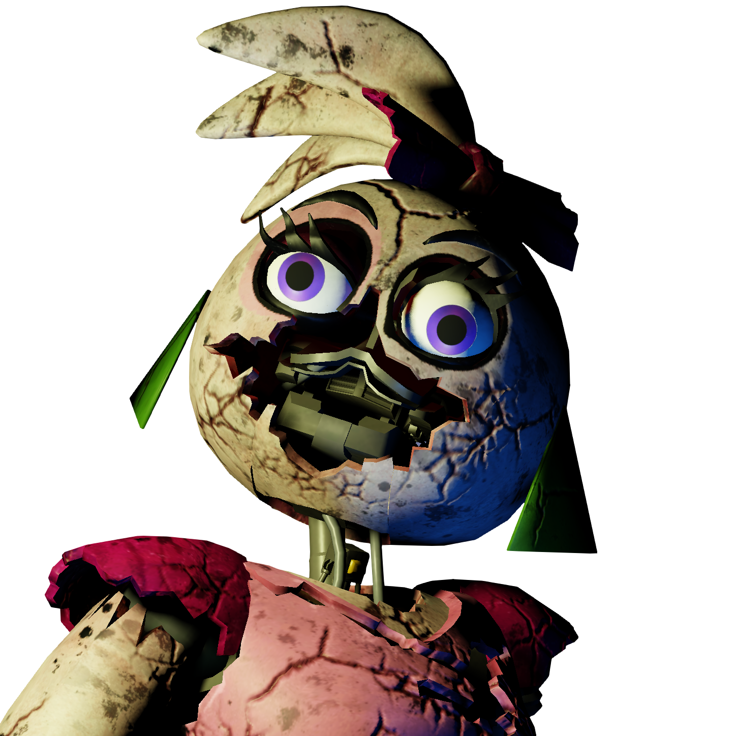 Withered Chica Fan Casting for Five Nights At Freddy's A Shattered