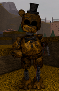 Ignited Golden Freddy Ingame.