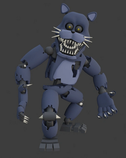 3D model Foxy The Pirate - FNAF Low-poly 3D model VR / AR / low
