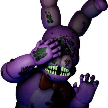 Made a fnaf weirdcore aesthetic of Bonnie : r/fivenightsatfreddys