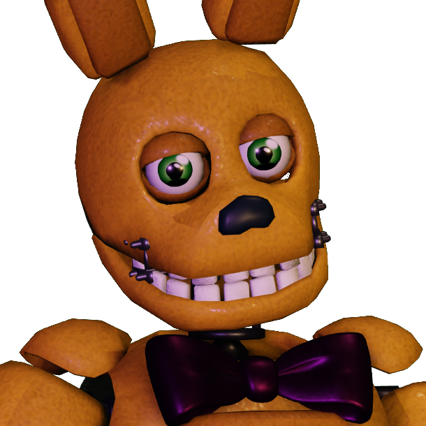 Notice how FredBear and female Spring Bonnie both have purple ties