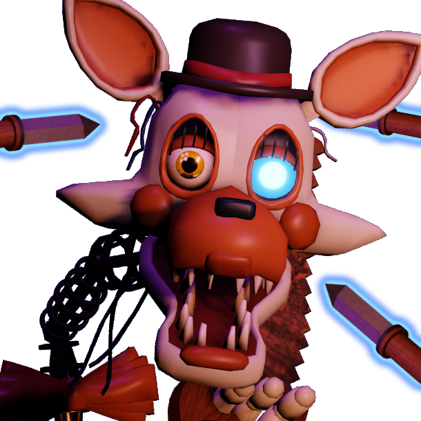 Mangle/Tangle/Lolbit/FF Foxy!! Done as icons a long time ago for