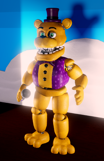 UCN Fredbear over Burntrap [Five Nights at Freddy's Security