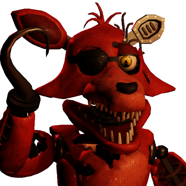 The Official Withered Foxy Model but with Help Wanted Style