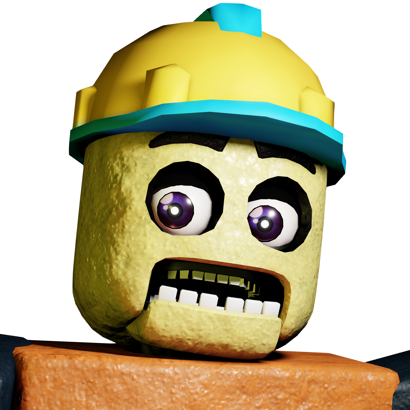 Casa do Artesão :: Roblox - Rosto Builderman - Grande - P992 [M6733]