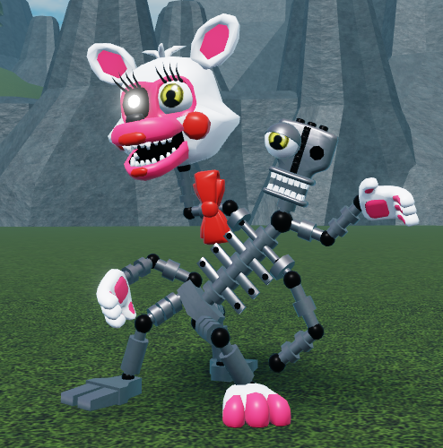 Mangle/Tangle/Lolbit/FF Foxy!! Done as icons a long time ago for