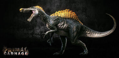 VideoGameArt PrimalRage Spinosaurus01 KevinBryant