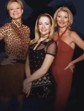 Sabrina with her aunts