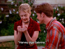 Harvey digs sabrina