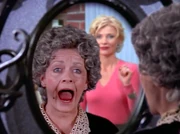 Sabrina turns into an elderly woman.