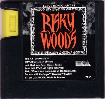 Risky woods megadrive d'occasion - Jeux vidéo