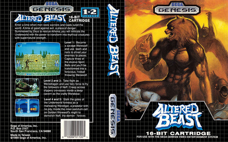 Altered Beast | The Sega Genesis Wiki | Fandom