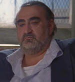 The old Armenian being interrogated by Claudette.