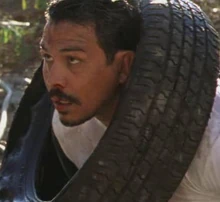 Mackey threatens to "firenecklace" Navaro.