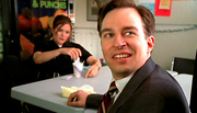 Shield S1- Dutch and Danny in cafeteria at police station