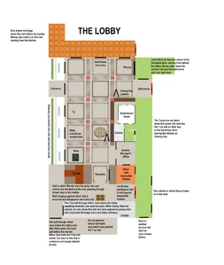 Map of the Lobby by Room 237 contributor Juli Kearns.