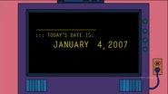 今天是2007年1月4日