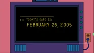 今天是2005年2月26日