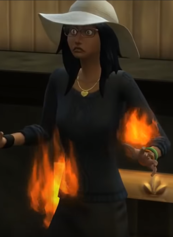 sims 4 how to start a fire