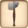 Steel Hammer. (Power: 4) Steel hammers provide a much smoother strike than lesser quality hammers, allowing their user to smith much quicker and with fewer mistakes. (Craftable by Blacksmith, Level 3) (Recipe:Ferrous: 5,Phosphorus: 3)