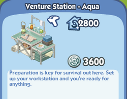 Venture Station aqua