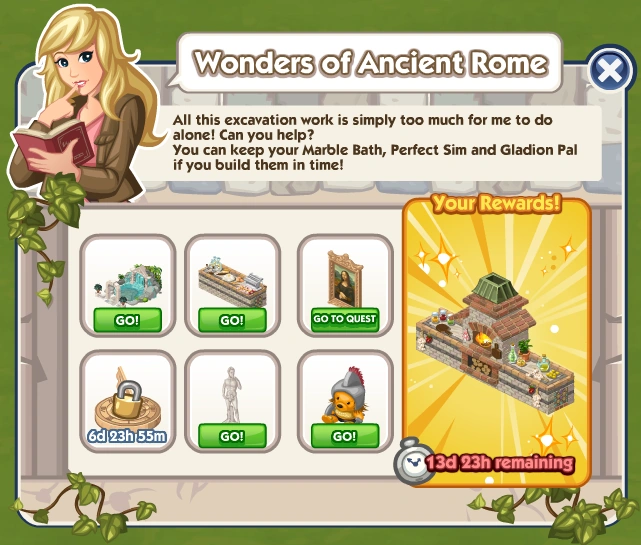 Wonders of Ancient Rome | The Sims Social Wiki | Fandom