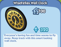 Wisefellas wall clock