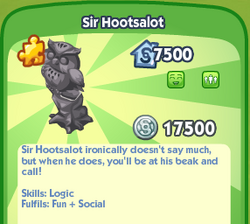 Sir Hootsalot