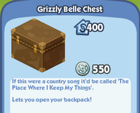 Grizzly Belle Chest