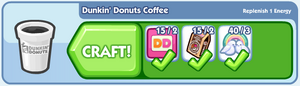 Dunkin' Donuts Coffee Boost Craft Bar