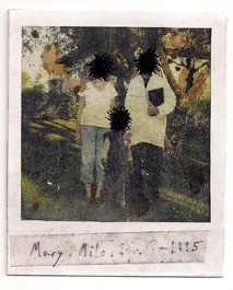 Mary Asher as seen with a young Milo Asher and Dr. C.