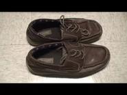 Shoes that Milo returned in the suitcase