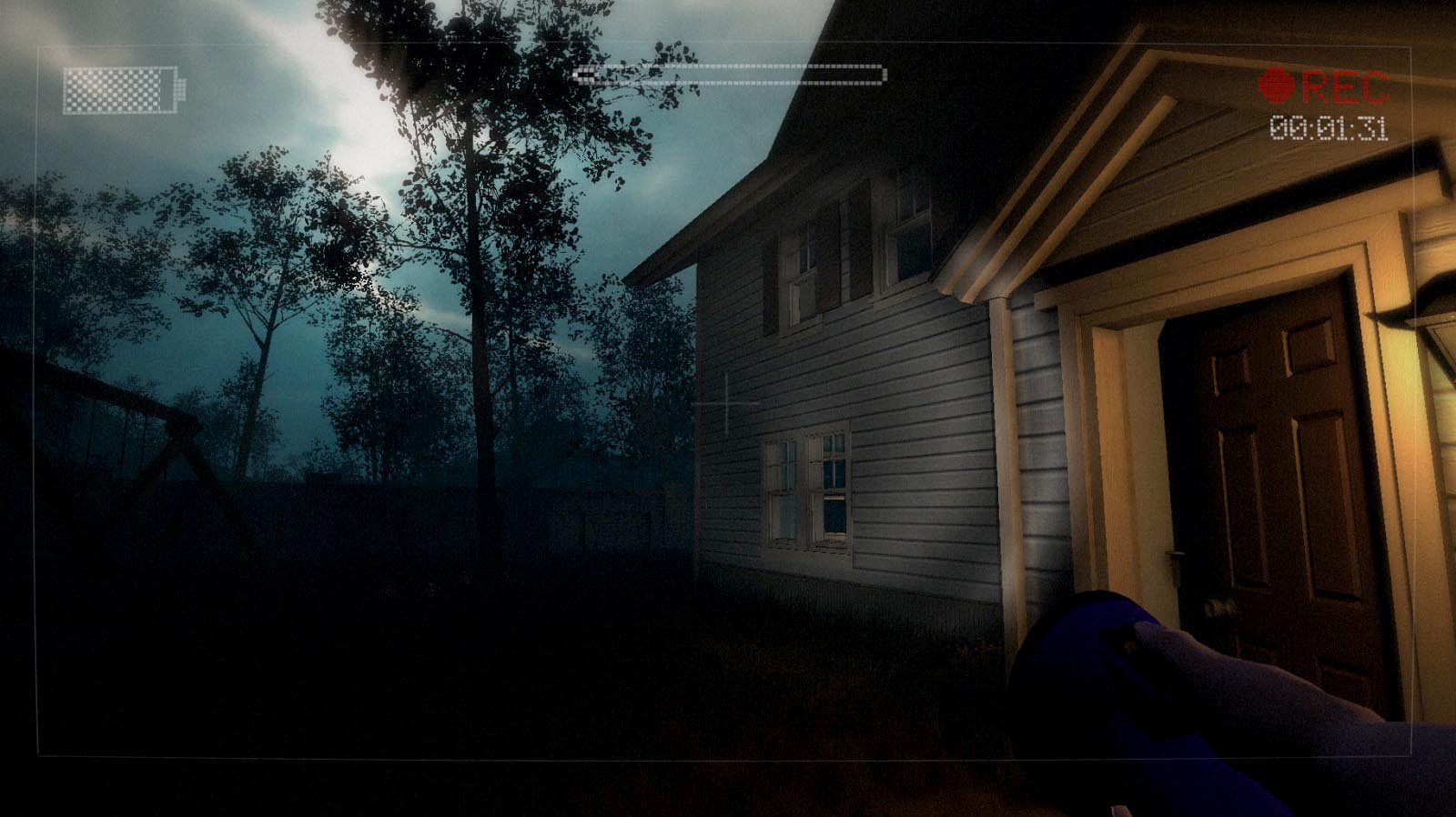 background in slenderman the arrival showing up as red lines