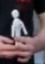 Evan's doll, which he supposedly received from a little girl.