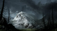 Concept art featuring the Radio Tower.