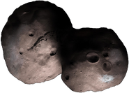 Artist concept of Arrokoth prior to New Horizon's flyby