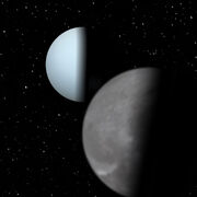 The planet that crashed into Uranus