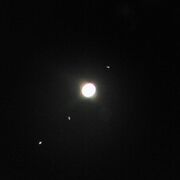 Jupiter as viewed by an amateur telescope