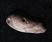 Another artist’s impression of Arrokoth before the flyby, but as another possibility of its shape.