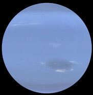 Science on a Sphere image of Neptune.