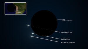 Occultation of Eris in 2010