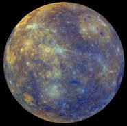 Science on a Sphere image of Mercury.
