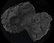 Science on a Sphere image of 67P.