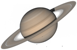 Saturn, the planet with rings