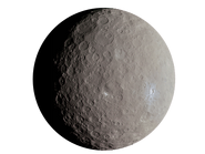Ceres is the only dwarf planet in the Asteroid Belt and is along with Pluto the only dwarf planet visited by a space probe