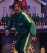 Player 312 just before finishing Jump Rope.