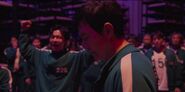 Seong Gi-hun is upset because the players want to keep playing