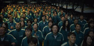 101 players celebrating of the terminations of the games