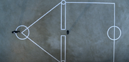 The squid game court in the final round.